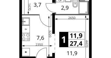 Appartement 1 chambre dans South-Western Administrative Okrug, Fédération de Russie