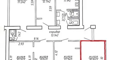 6 room apartment in Minsk, Belarus