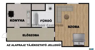 1 room apartment in Dunaujvaros, Hungary