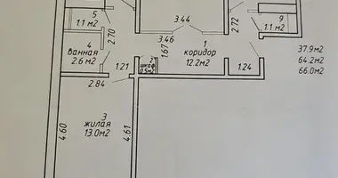 Appartement 3 chambres dans Minsk, Bélarus