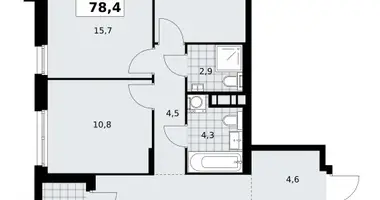 Appartement 3 chambres dans poselenie Sosenskoe, Fédération de Russie