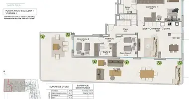 Apartamento 4 habitaciones en Santa Pola, España