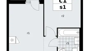 Apartamento 1 habitación en poselenie Sosenskoe, Rusia