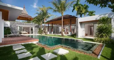 Villa 4 bedrooms with Double-glazed windows, with Furnitured, with Air conditioner in Phuket, Thailand