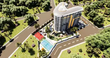 Mieszkanie 2 pokoi z balkon, z Lift, z Pool w Gazipasa, Turcja