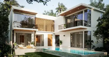 Villa 4 chambres avec Fenêtres double vitrage, avec Meublesd, avec Climatiseur dans Phuket, Thaïlande