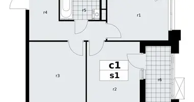 Appartement 2 chambres dans poselenie Sosenskoe, Fédération de Russie