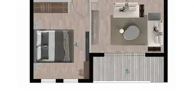 1 bedroom apartment in Bjelisi, Montenegro