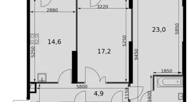 Appartement 2 chambres dans North-Western Administrative Okrug, Fédération de Russie