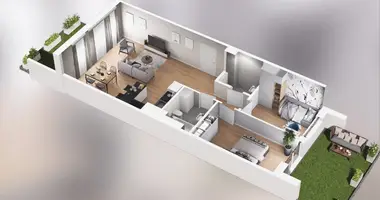 Apartamento 3 habitaciones en Poznan, Polonia