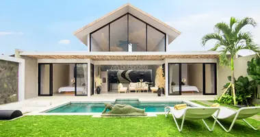 Villa  mit Balkon, mit Möbliert, mit Klimaanlage in Kerobokan, Indonesien