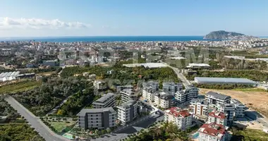 Szeregowiec 3 pokoi z Okna z podwójnymi szybami, z Balkon, z Meble w Alanya, Turcja