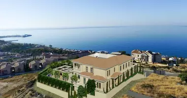 Вилла 6 комнат  с видом на море, с бассейном, с видом на горы в Сообщество Святого Тихона, Кипр