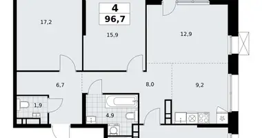 Appartement 4 chambres dans poselenie Sosenskoe, Fédération de Russie