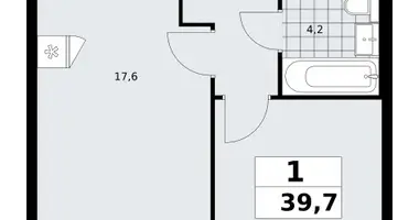 Appartement 1 chambre dans poselenie Sosenskoe, Fédération de Russie