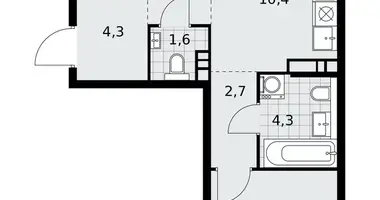 Appartement 3 chambres dans poselenie Sosenskoe, Fédération de Russie