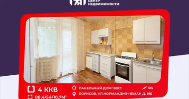 4 room apartment in Barysaw, Belarus