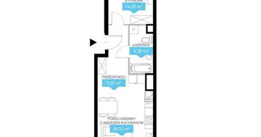 Apartamento 2 habitaciones en Poznan, Polonia