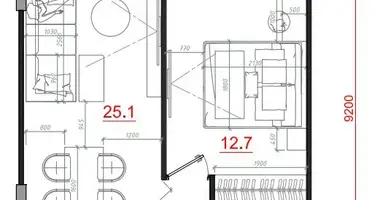 Apartamento 1 habitación en Phuket, Tailandia