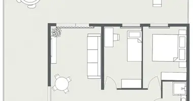 Квартира 3 комнаты в Клайпеда, Литва