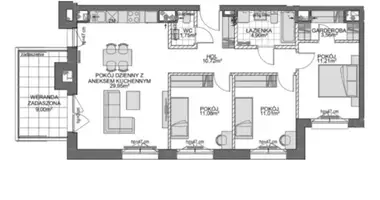 Apartamento 4 habitaciones en Danzig, Polonia