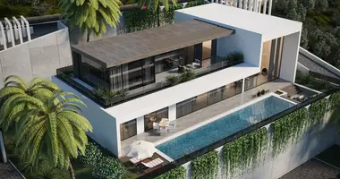 Villa 5 chambres avec parkovka parking, avec Ascenseur, avec Vue sur la mer dans Alanya, Turquie