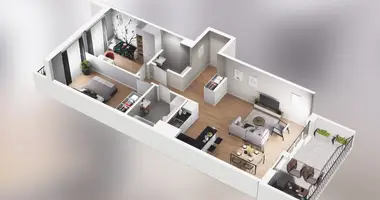 Apartamento 3 habitaciones en Poznan, Polonia