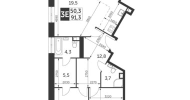 Appartement 3 chambres dans Konkovo District, Fédération de Russie