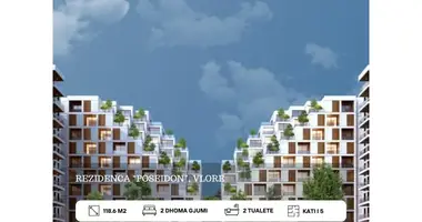 Mieszkanie 3 pokoi w Bashkia Vlore, Albania