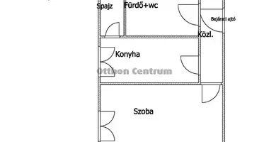 Квартира 1 комната в Miskolci jaras, Венгрия