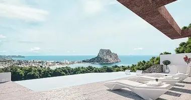 Villa 5 zimmer mit Balkon, mit Klimaanlage, mit Meerblick in Calp, Spanien