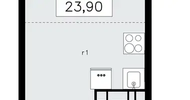 Apartamento 1 habitación en poselenie Sosenskoe, Rusia