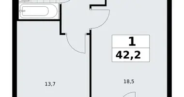 Appartement 1 chambre dans Kommunarka, Russie