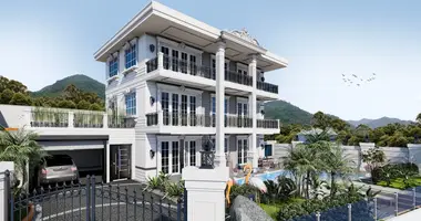 Villa 5 chambres avec Vue sur la mer, avec Piscine, avec Garage dans Alanya, Turquie