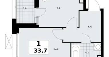 Квартира 1 комната в поселение Сосенское, Россия