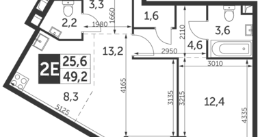 Appartement 2 chambres dans Konkovo District, Fédération de Russie