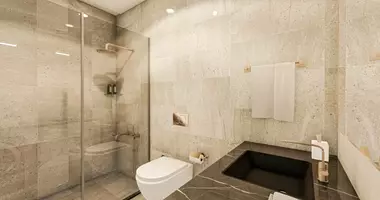 Wohnung 2 Zimmer mit Schwimmbad, mit Sauna, mit  Fitnessstudio in Avsallar, Türkei