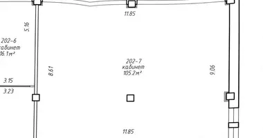 Oficina 105 m² en Minsk, Bielorrusia