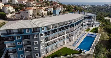 Квартира 1 спальня с балконом, с кондиционером, с видом на море в Махмутлар центр, Турция