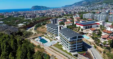 Penthouse 3 zimmer mit Balkon, mit Klimaanlage, mit Bergblick in Alanya, Türkei