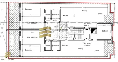 Apartamento 2 habitaciones en Saint John, Malta