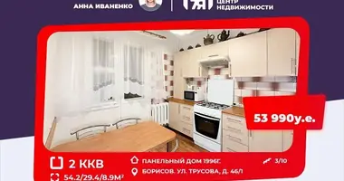 Apartamento 2 habitaciones en Borisov, Bielorrusia