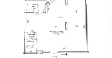 Apartamento 3 habitaciones en Minsk, Bielorrusia