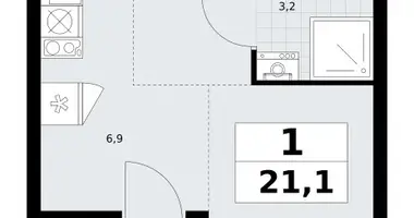 Appartement 1 chambre dans Postnikovo, Fédération de Russie