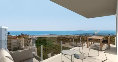 Пентхаус 4 комнаты  с балконом, с кондиционером, с видом на море в Santa Pola, Испания