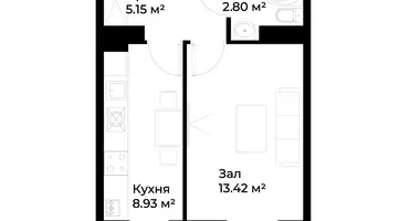 Квартира 1 комната в Ташкент, Узбекистан