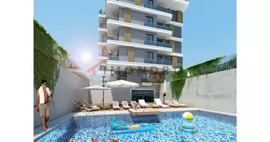 1 room apartment with balcony, with elevator, with air conditioning in Gazipasa, Turkey