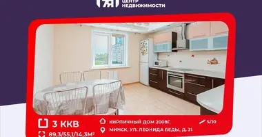 Wohnung 3 Zimmer in Minsk, Weißrussland