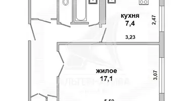 1 room apartment in Muchaviecki sielski Saviet, Belarus