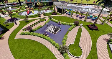 Apartamento 2 habitaciones con aparcamiento, con vista al mar, con la piscina en Alanya, Turquía
